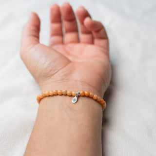 Orange Calcite Energy Bracelet by Tiny Rituals - A Roese Boutique