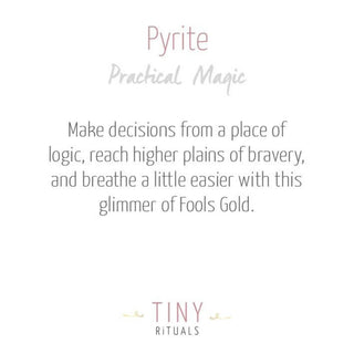 Pyrite Energy Bracelet by Tiny Rituals - A Roese Boutique