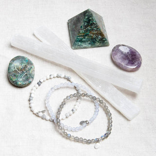 Selenite Crystal Recharging Wands by Tiny Rituals - A Roese Boutique