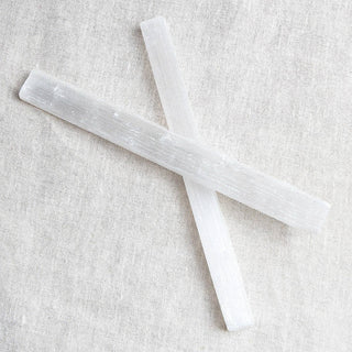 Selenite Crystal Recharging Wands by Tiny Rituals - A Roese Boutique